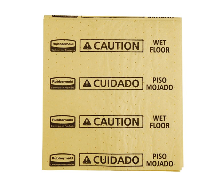 Over the Spill® Yellow Pads (20 in. x 16.5 in., 22 Pads/Pack, 12 Packs/Case)